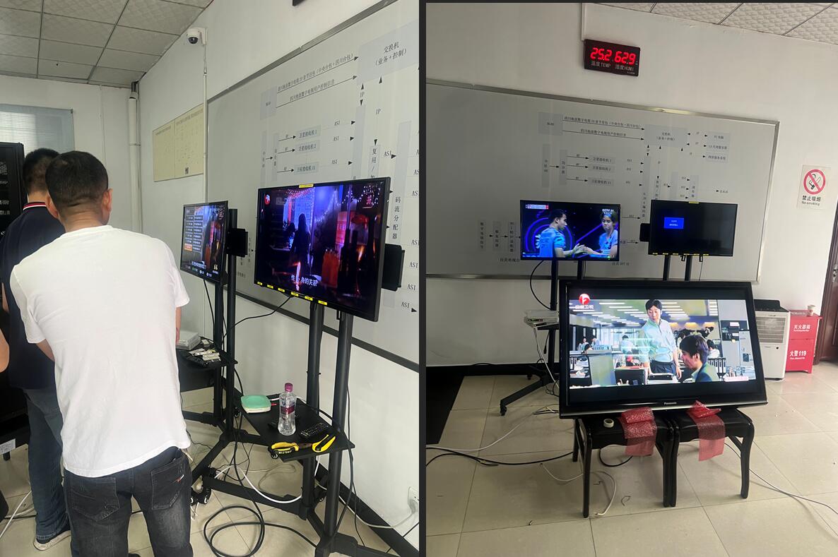 中关村数字电视产业联盟在四川自贡507台完成统计复用超级编码器的安装及调试工作